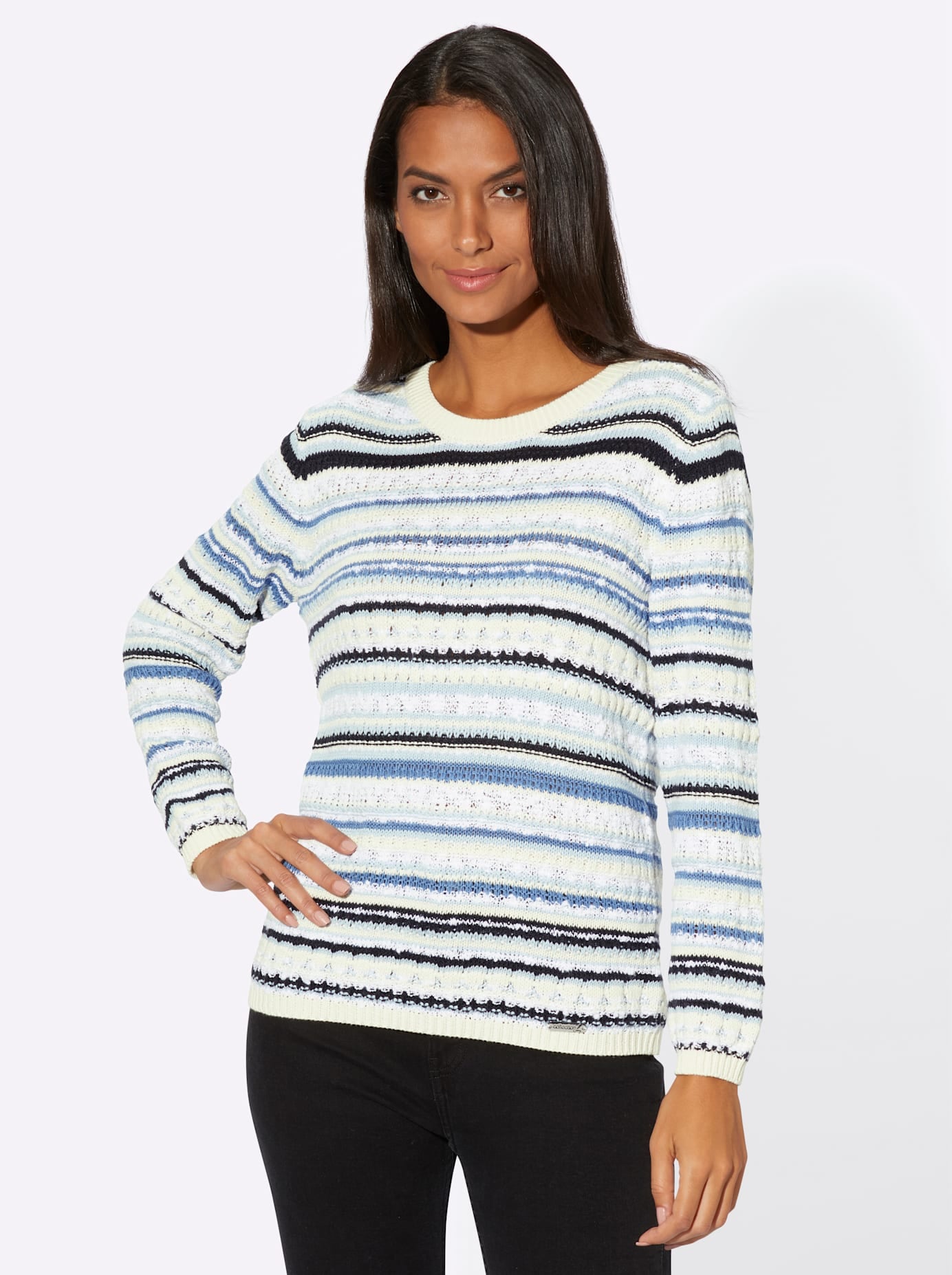 Casual Looks Streifenpullover »Pullover« Casual Looks Streifenpullover »Pullover« von Casual Looks