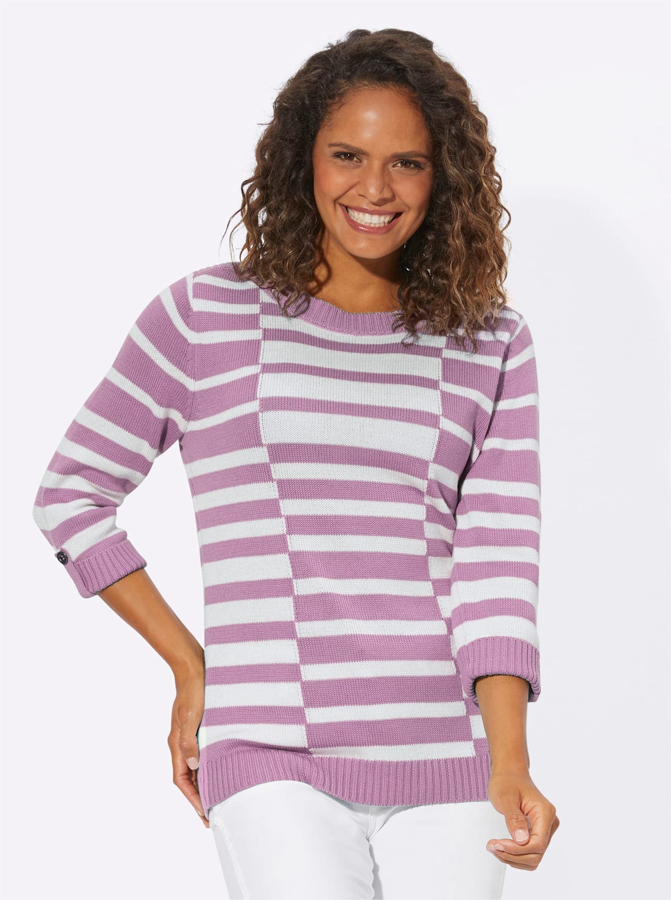 Casual Looks Streifenpullover »Pullover« Casual Looks Streifenpullover »Pullover« von Casual Looks