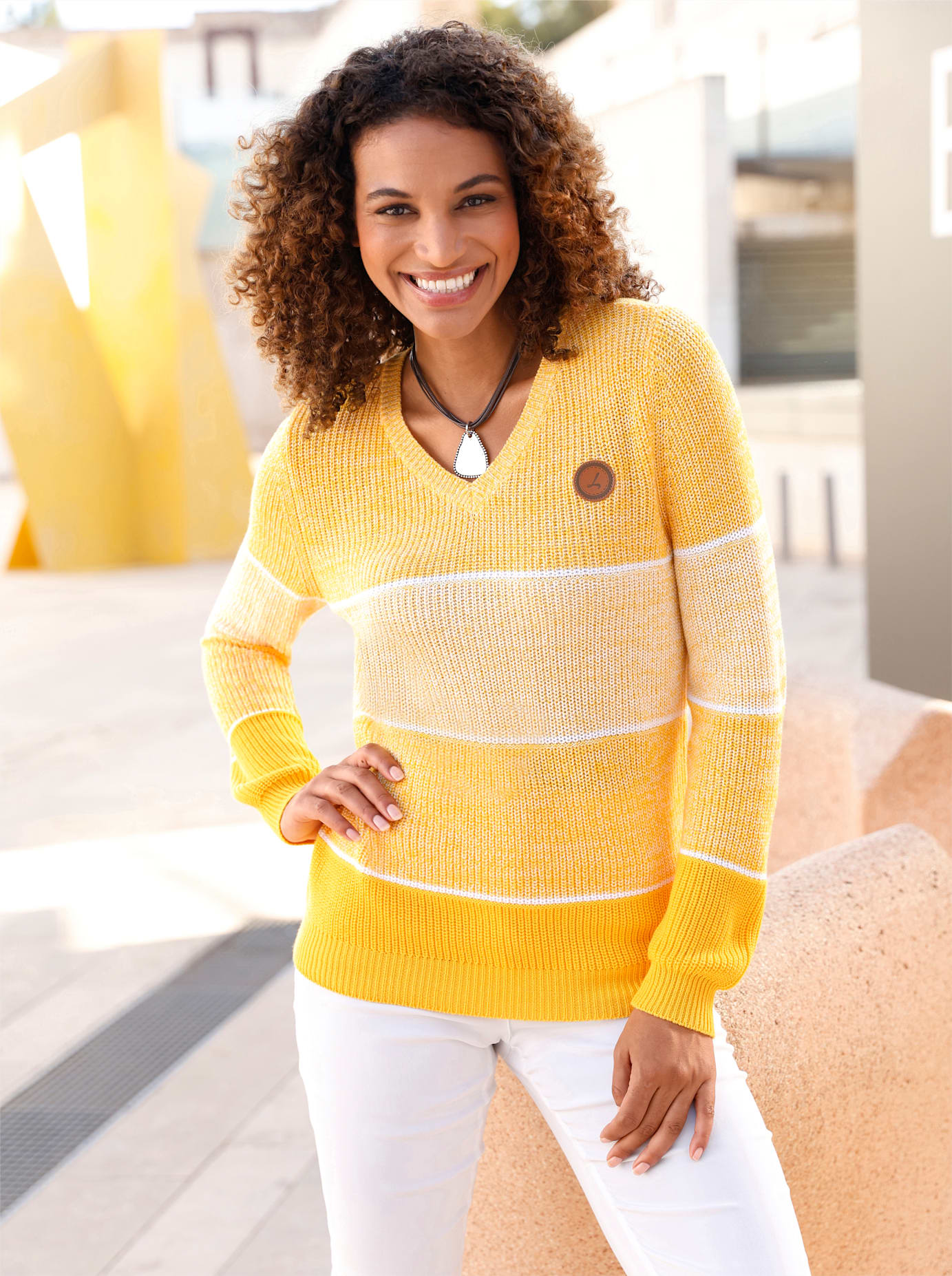 Casual Looks Streifenpullover »Pullover« Casual Looks Streifenpullover »Pullover« von Casual Looks