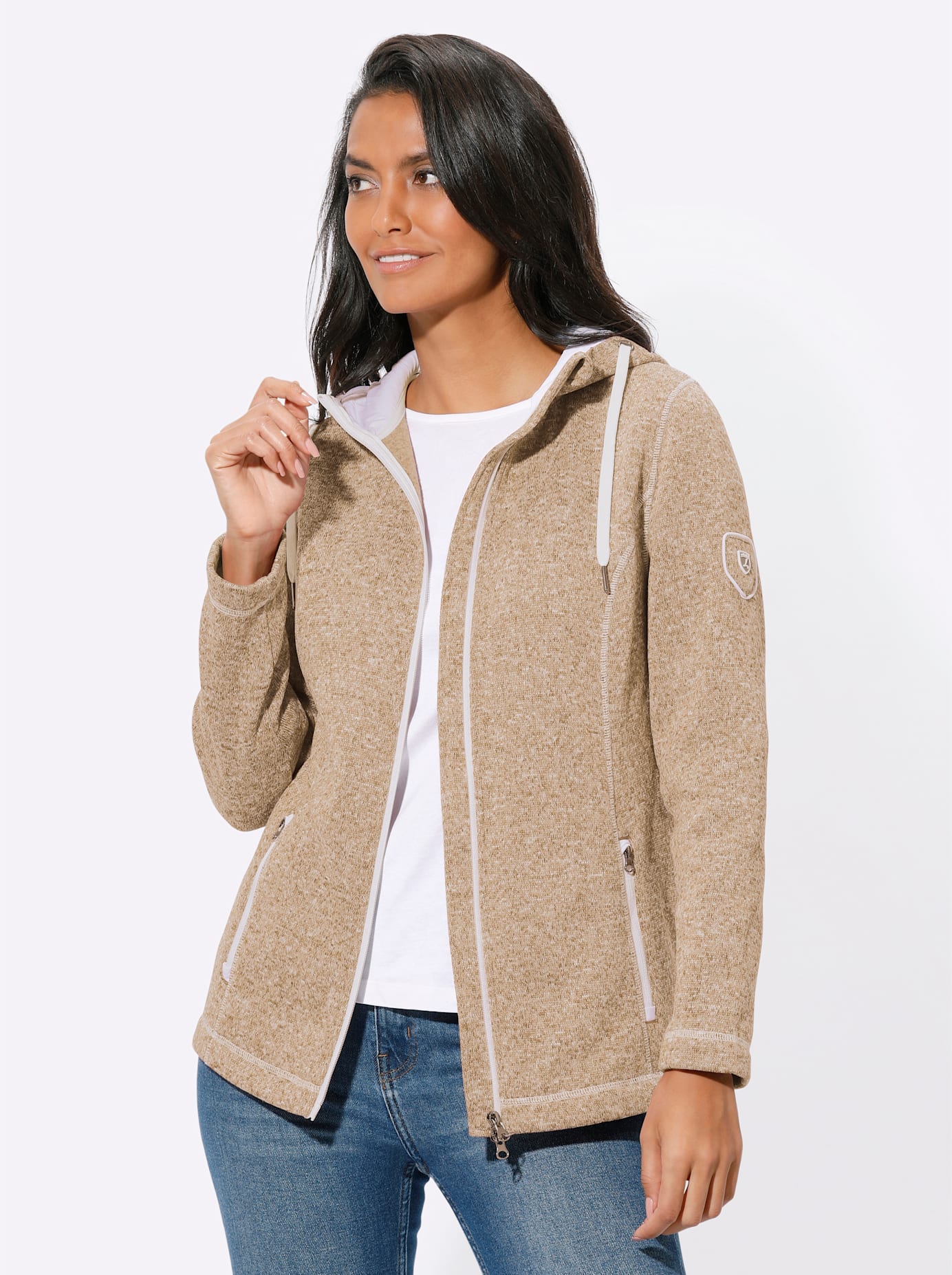 Casual Looks Strickfleecejacke Casual Looks Strickfleecejacke von Casual Looks
