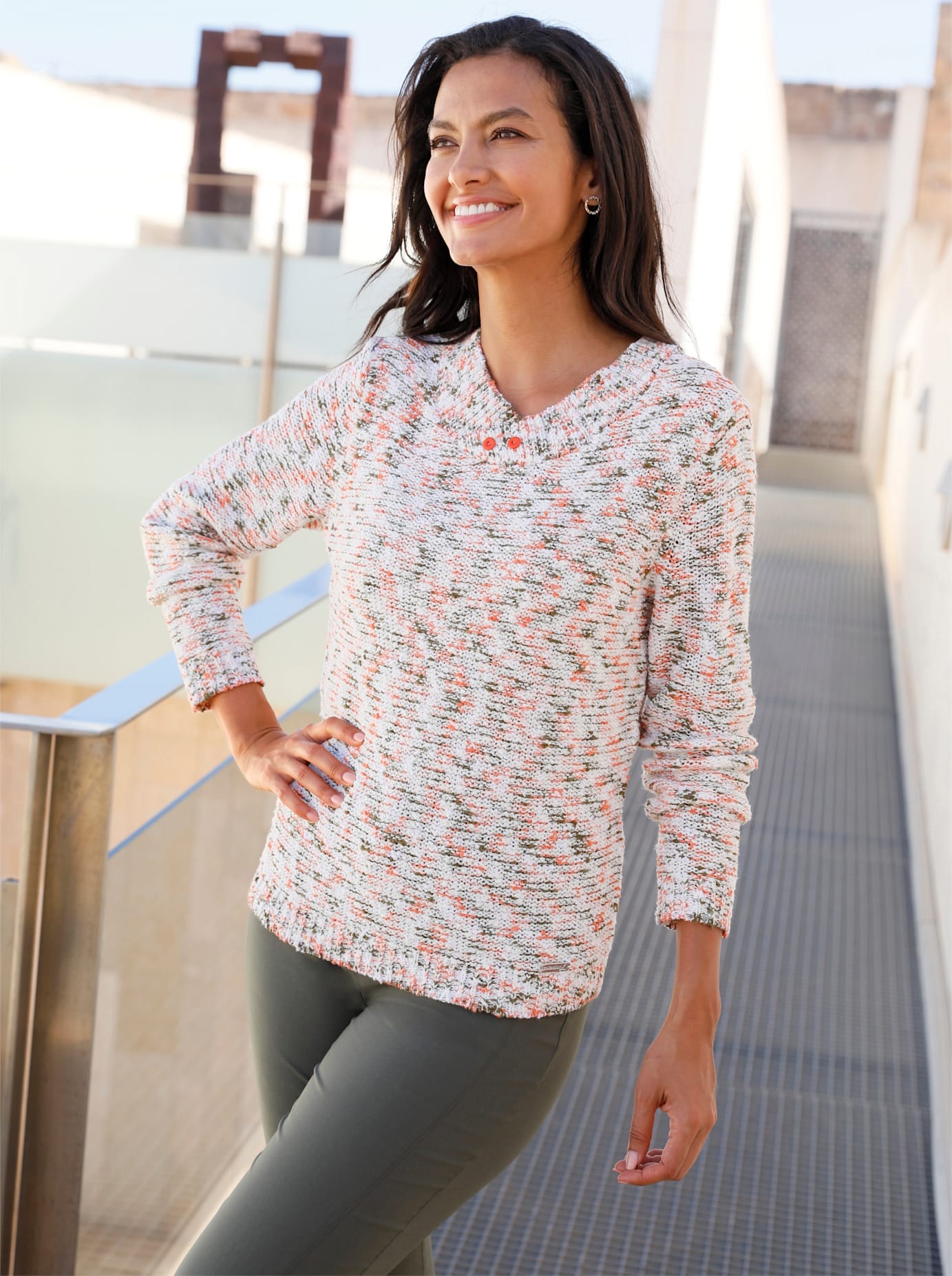 Casual Looks V-Ausschnitt-Pullover »Pullover« Casual Looks V-Ausschnitt-Pullover »Pullover« von Casual Looks