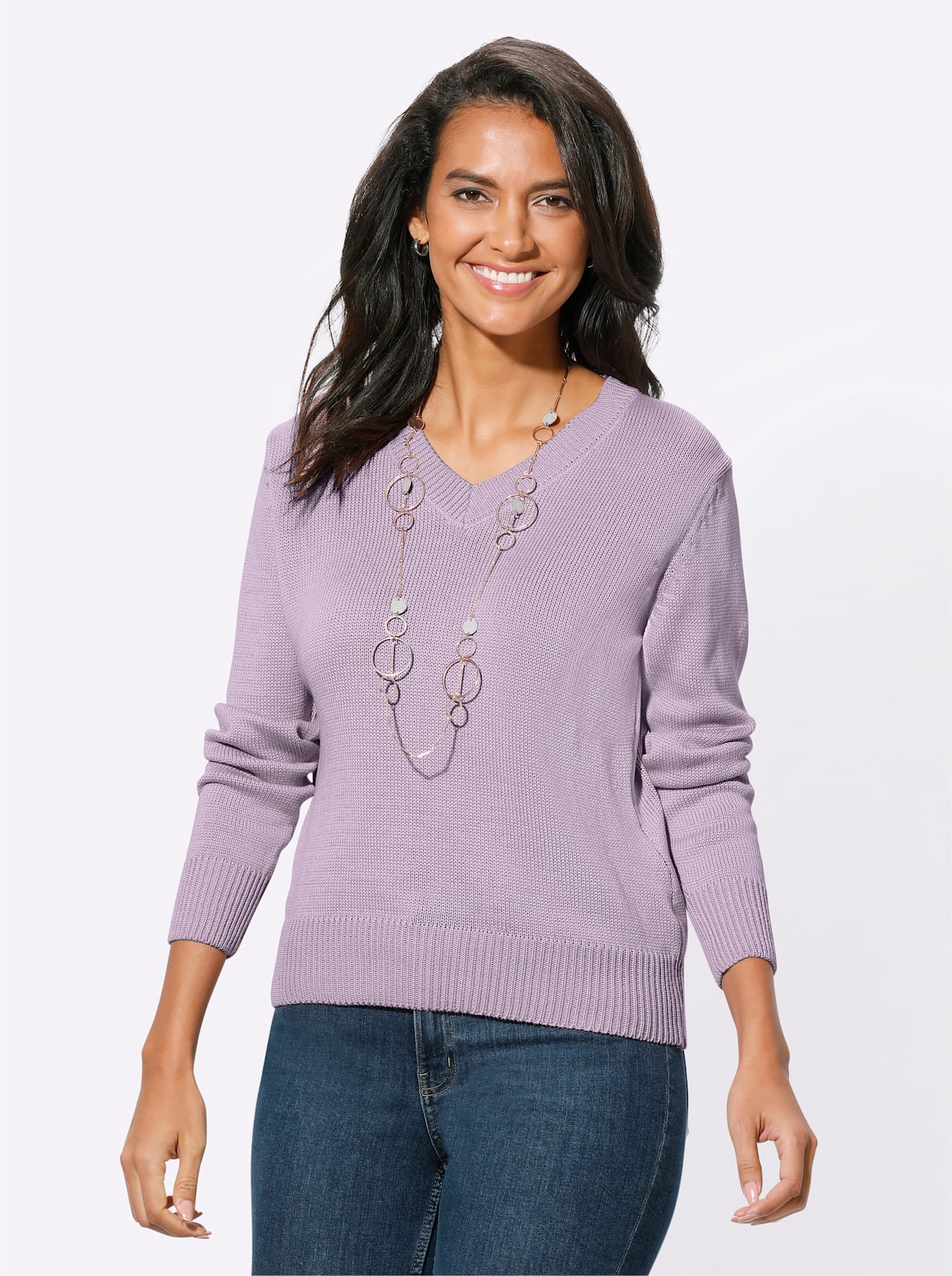 Casual Looks V-Ausschnitt-Pullover »Pullover« Casual Looks V-Ausschnitt-Pullover »Pullover« von Casual Looks