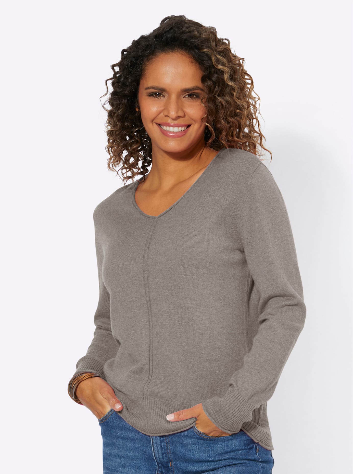 Casual Looks V-Ausschnitt-Pullover »V-Pullover« von Casual Looks