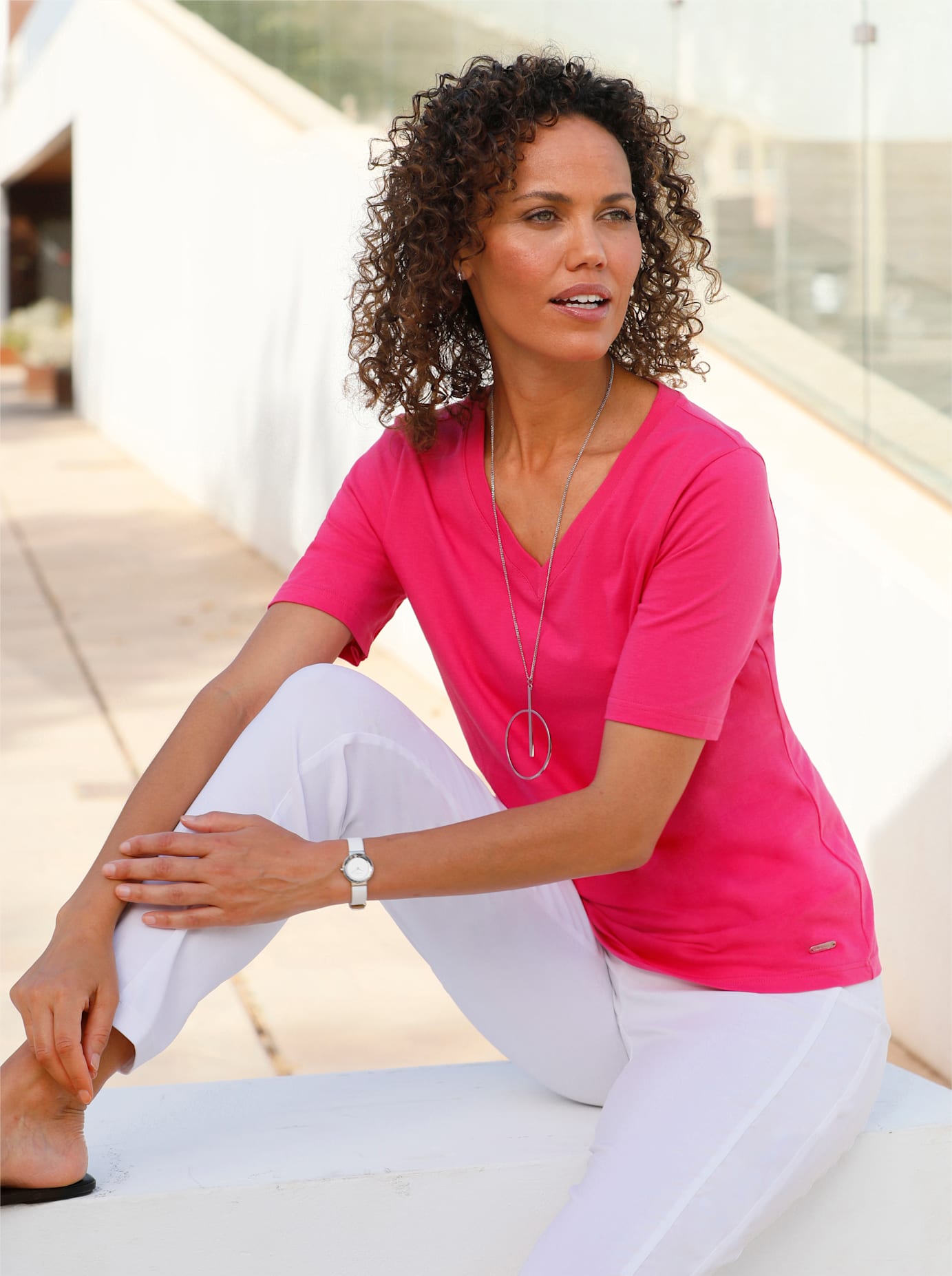 Casual Looks V-Shirt »Kurzarm-Shirt« Casual Looks V-Shirt »Kurzarm-Shirt« von Casual Looks