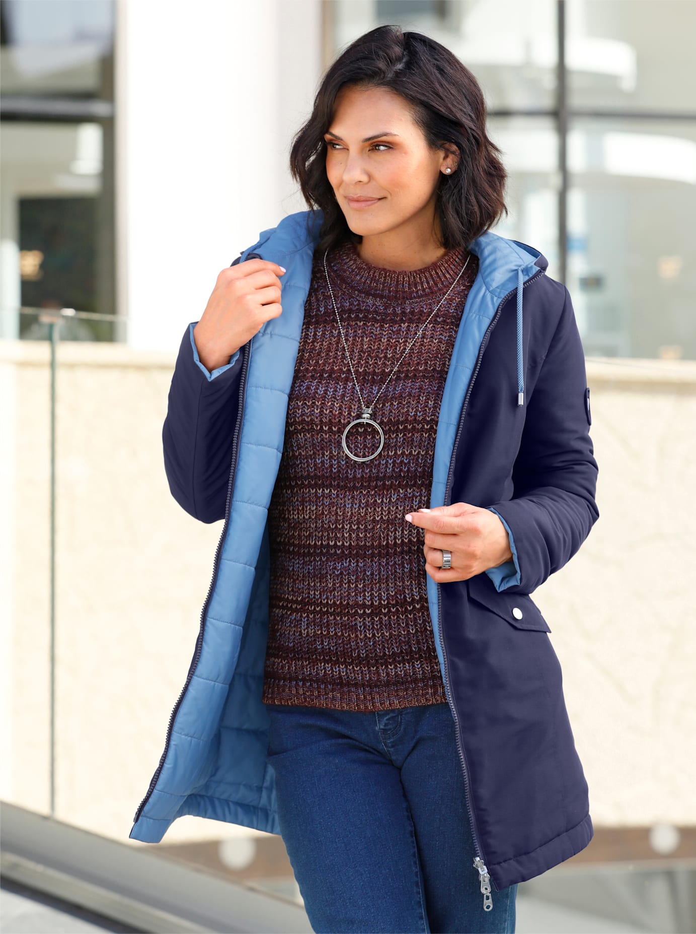 Casual Looks Wendejacke, mit Kapuze von Casual Looks