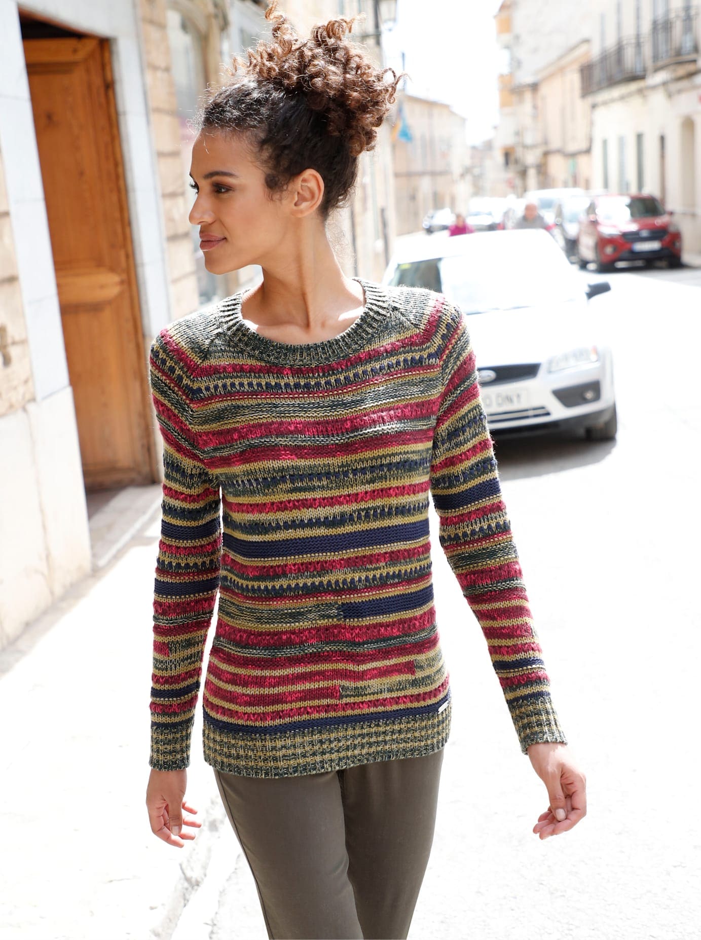 Casual Looks Rundhalspullover »Pullover« von Casual Looks