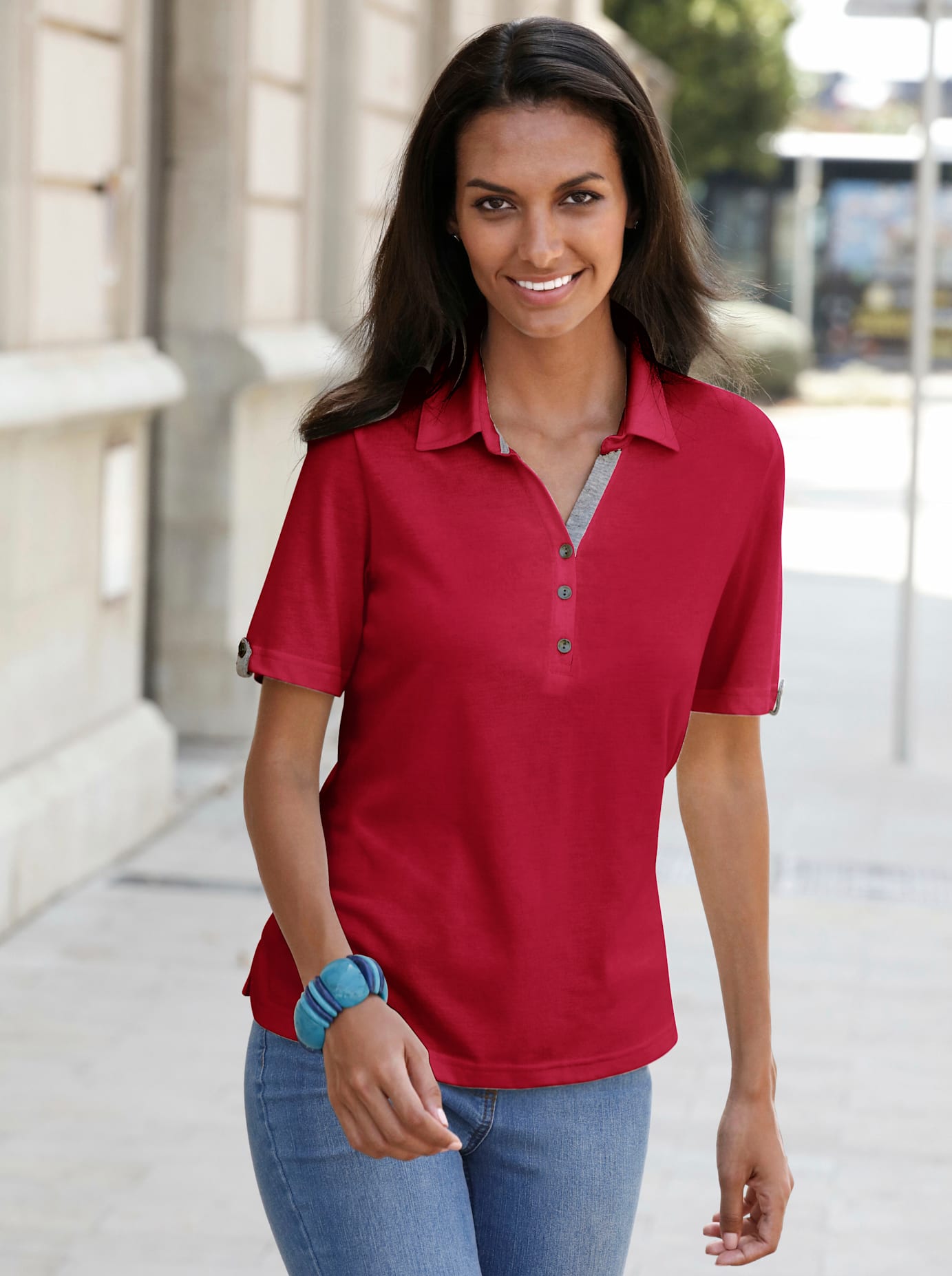 Poloshirt »Poloshirt« von Casual Looks