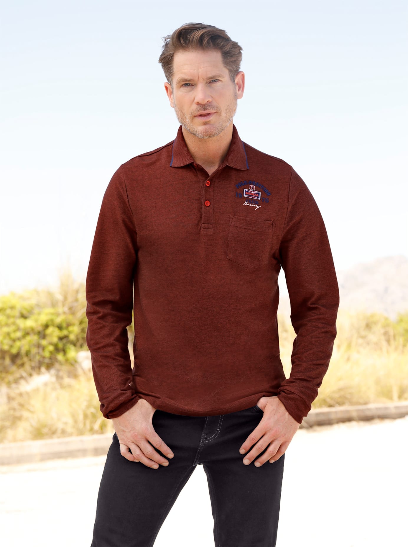 Catamaran Langarmshirt »Langarm-Poloshirt« Catamaran Langarmshirt »Langarm-Poloshirt« von Catamaran