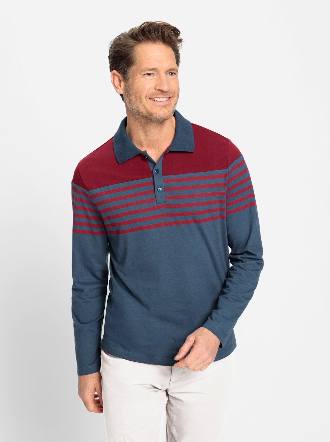 Langarm-Poloshirt »Langarm-Shirt« Langarm-Poloshirt »Langarm-Shirt« von Catamaran