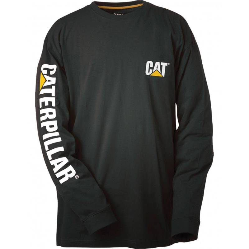 Langarm Tshirt Herren Schwarz XL von Caterpillar