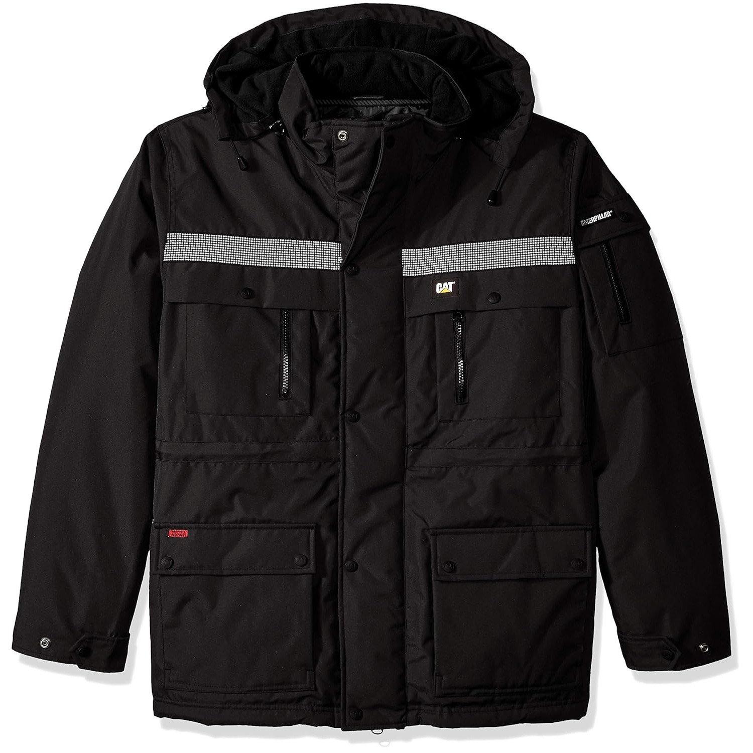 Caterpillar - Parker IsolierJacke, für Herren, Schwarz, Größe L von Caterpillar