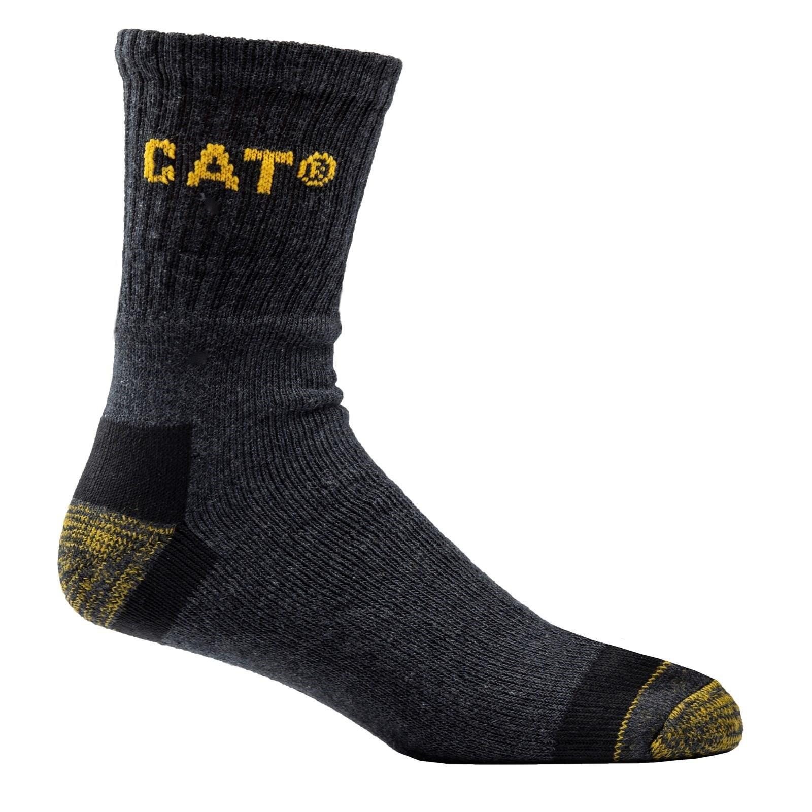 Caterpillar - Premium ArbeitsSocken (3erPack), für Herren, Charcoal Black, Größe 45.5 von Caterpillar