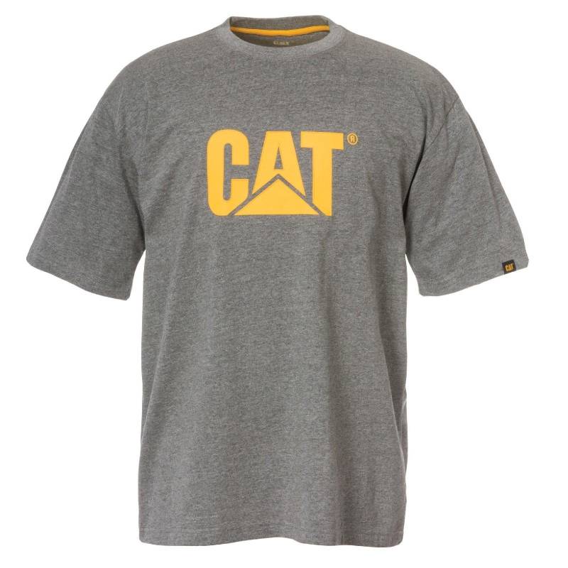 Tshirt Mit Logo Herren Taubengrau S von Caterpillar