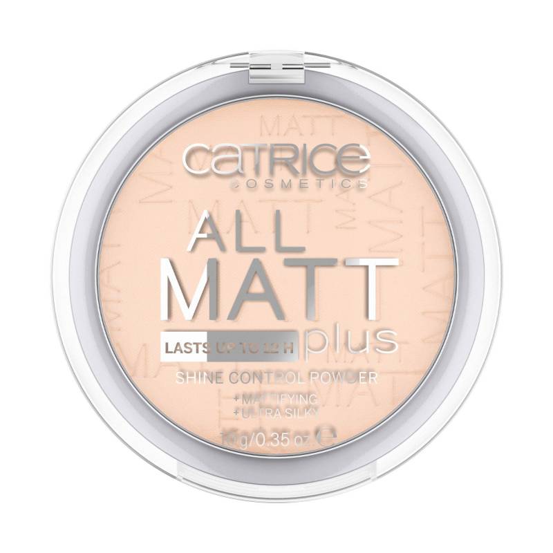 All Matt Plus Shine Control Powder Damen  Transparent 10g von CATRICE