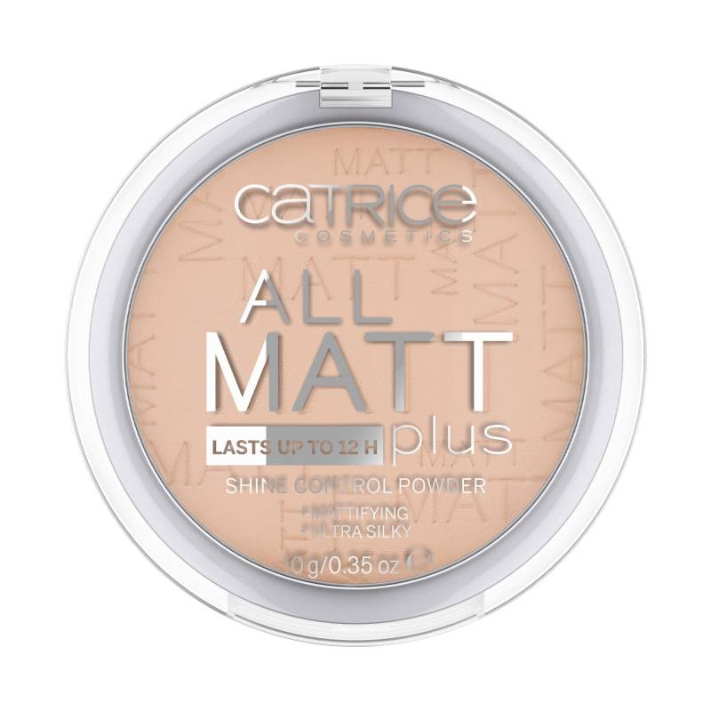 All Matt Plus Shine Control Powder Damen  Warm Beige 10g von CATRICE