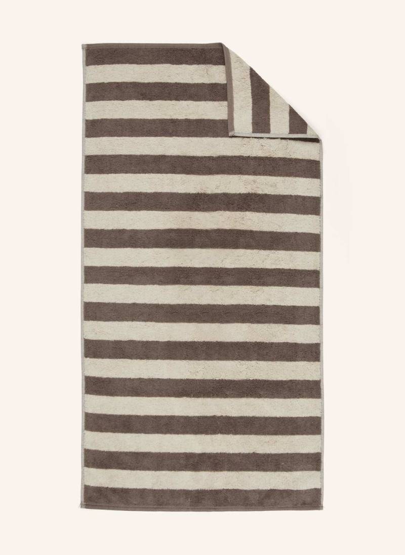 Cawö Handtuch Lines braun von Cawö