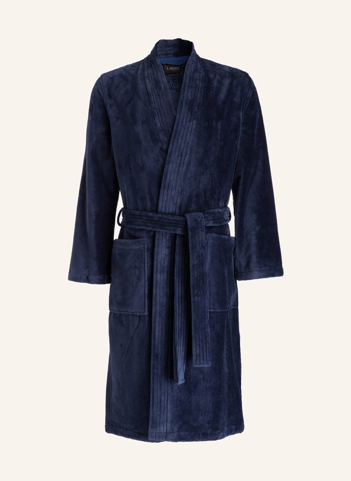 Cawö Herren-Bademantel blau Cawö Herren-Bademantel blau von Cawö