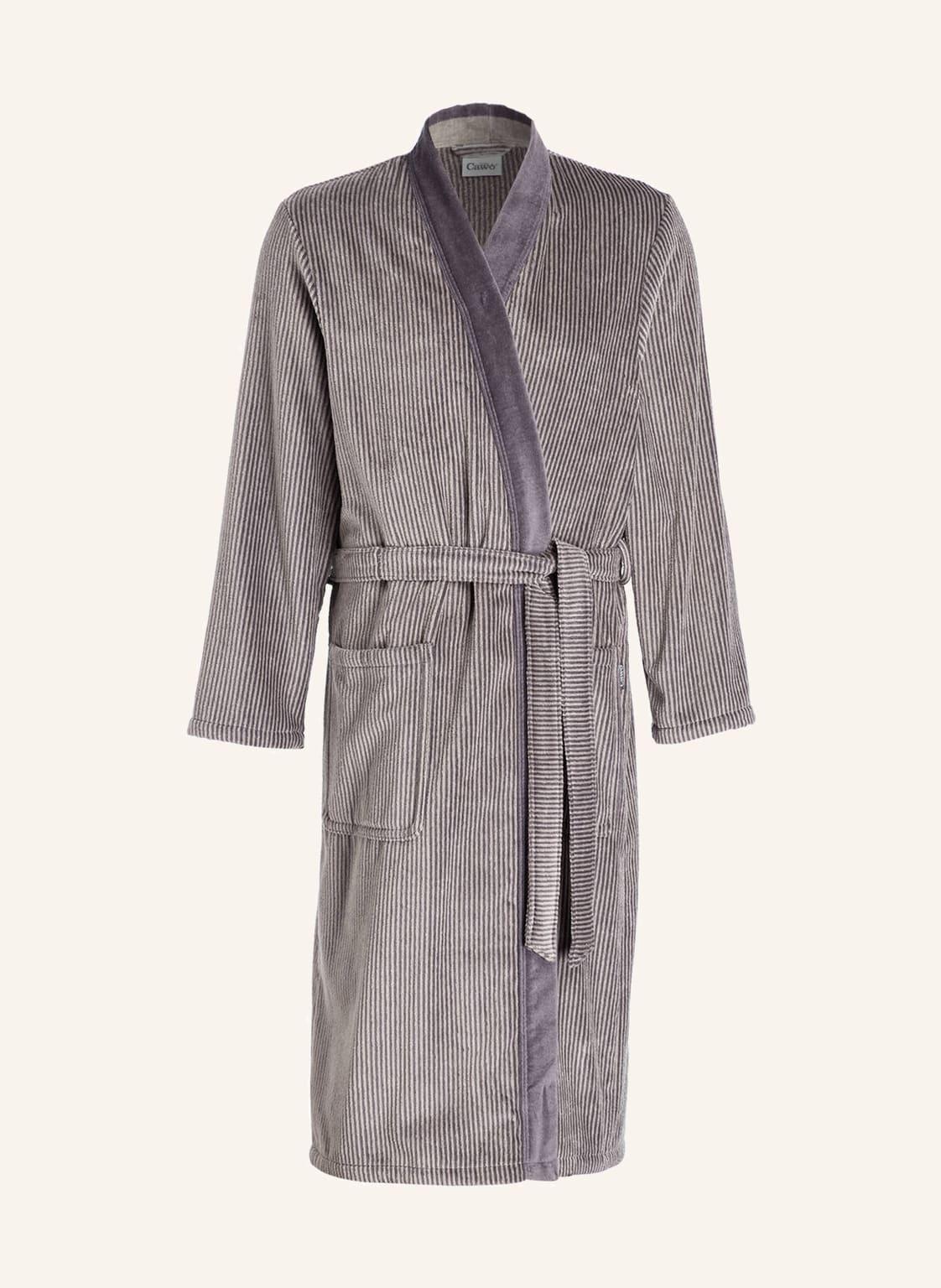 Cawö Unisex-Bademantel grau Cawö Unisex-Bademantel grau von Cawö