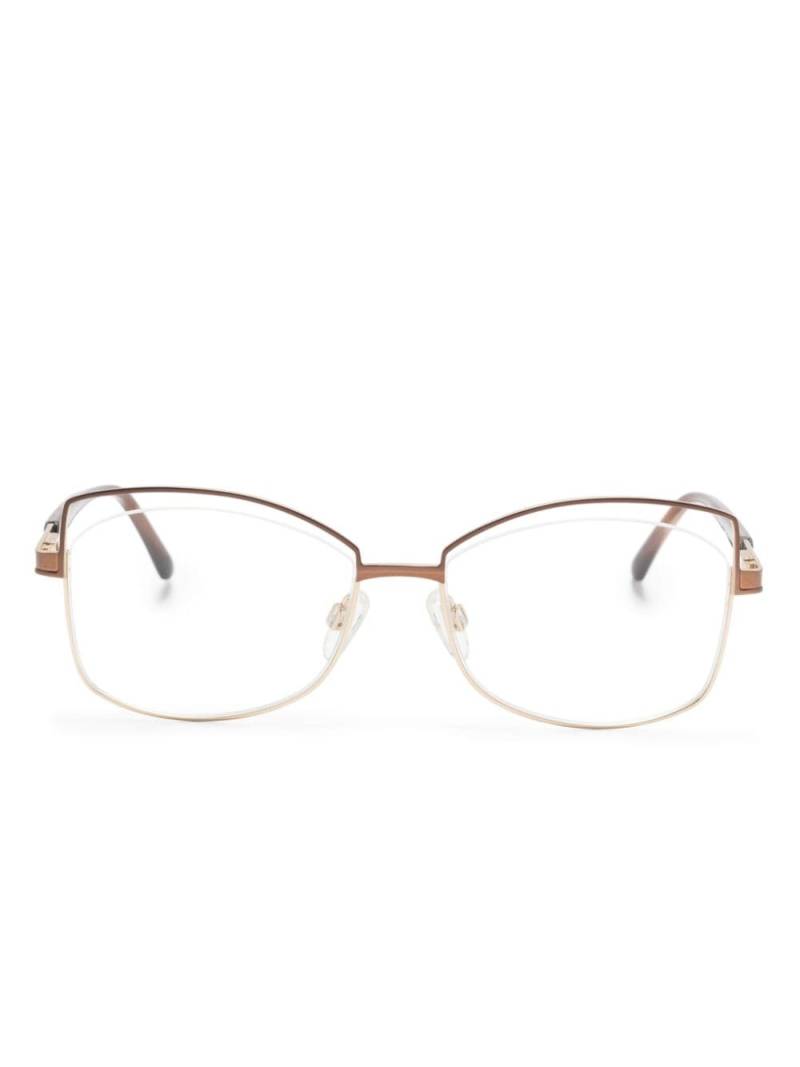 Cazal 4307 butterfly-frame glasses - Brown von Cazal