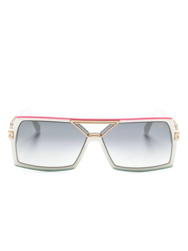 Cazal 8509 rectangle-frame sunglasses - White von Cazal