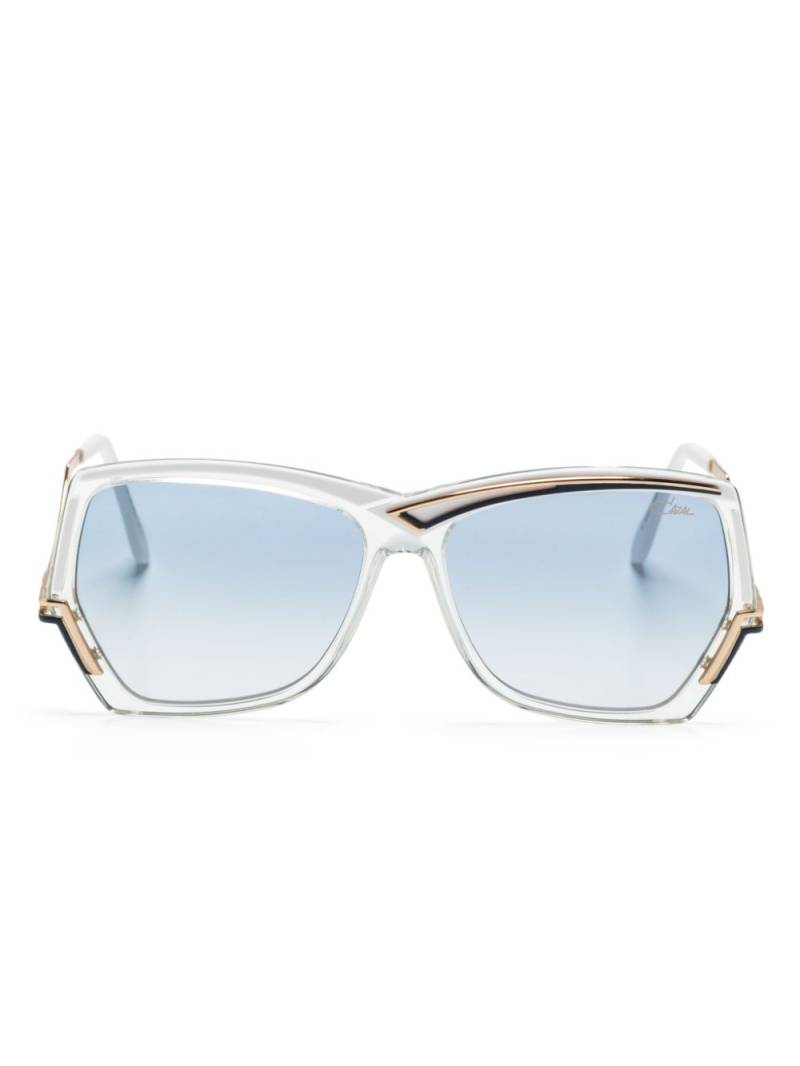 Cazal Mod 178/3 geometric-frame sunglasses - White von Cazal