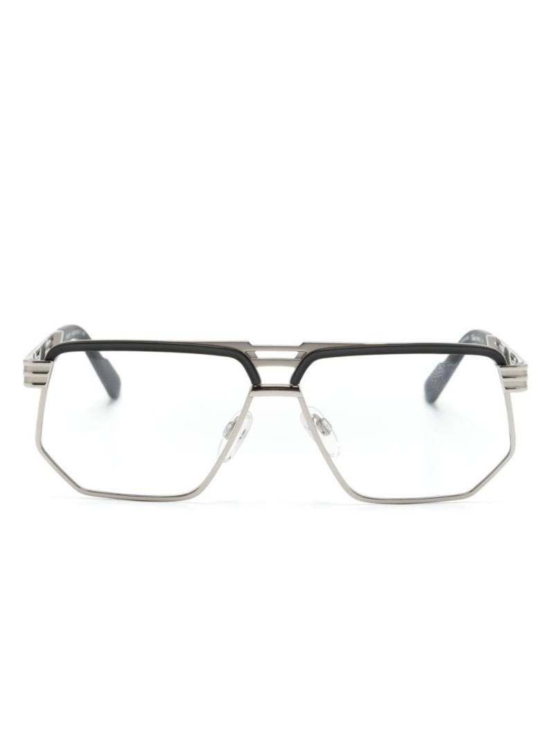 Cazal pilot-frame glasses - Silver von Cazal