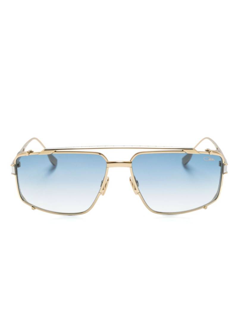 Cazal rectangle-frame sunglasses - Gold von Cazal