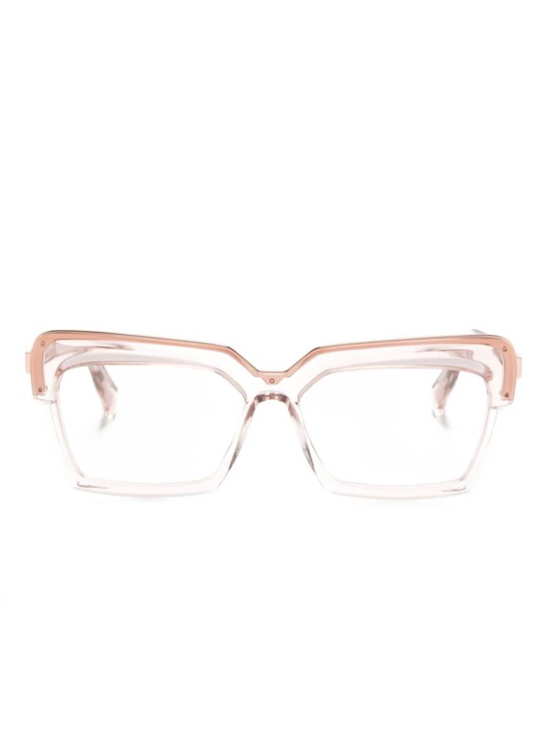 Cazal translucent butterfly-frame glasses - Pink von Cazal