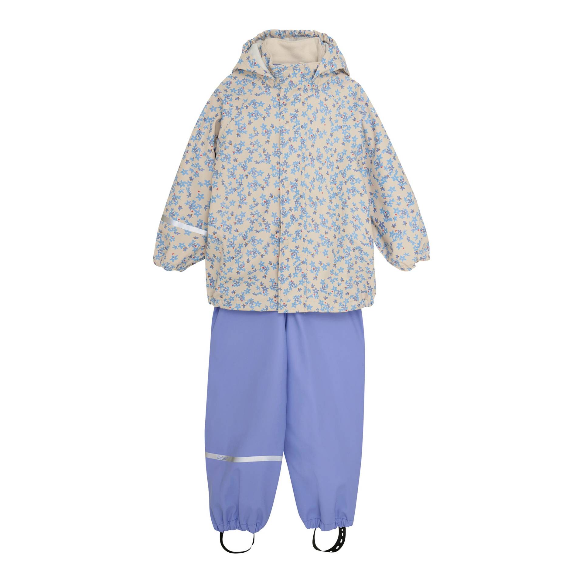 2-tlg. Set Regenjacke und Regenhose Blumen von CeLaVi