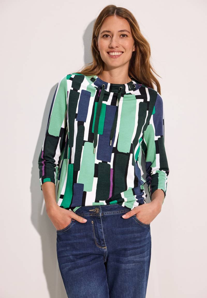 Cecil 3/4-Arm-Shirt, mit All-Over Print von Cecil