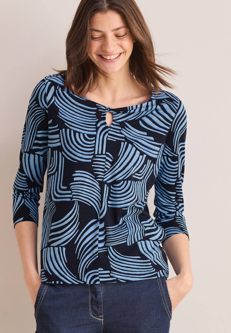 Cecil 3/4-Arm-Shirt, mit All-Over Print von Cecil