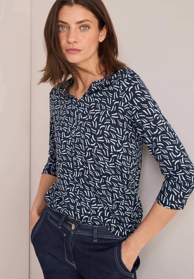 Cecil 3/4-Arm-Shirt, mit All-Over Print von Cecil