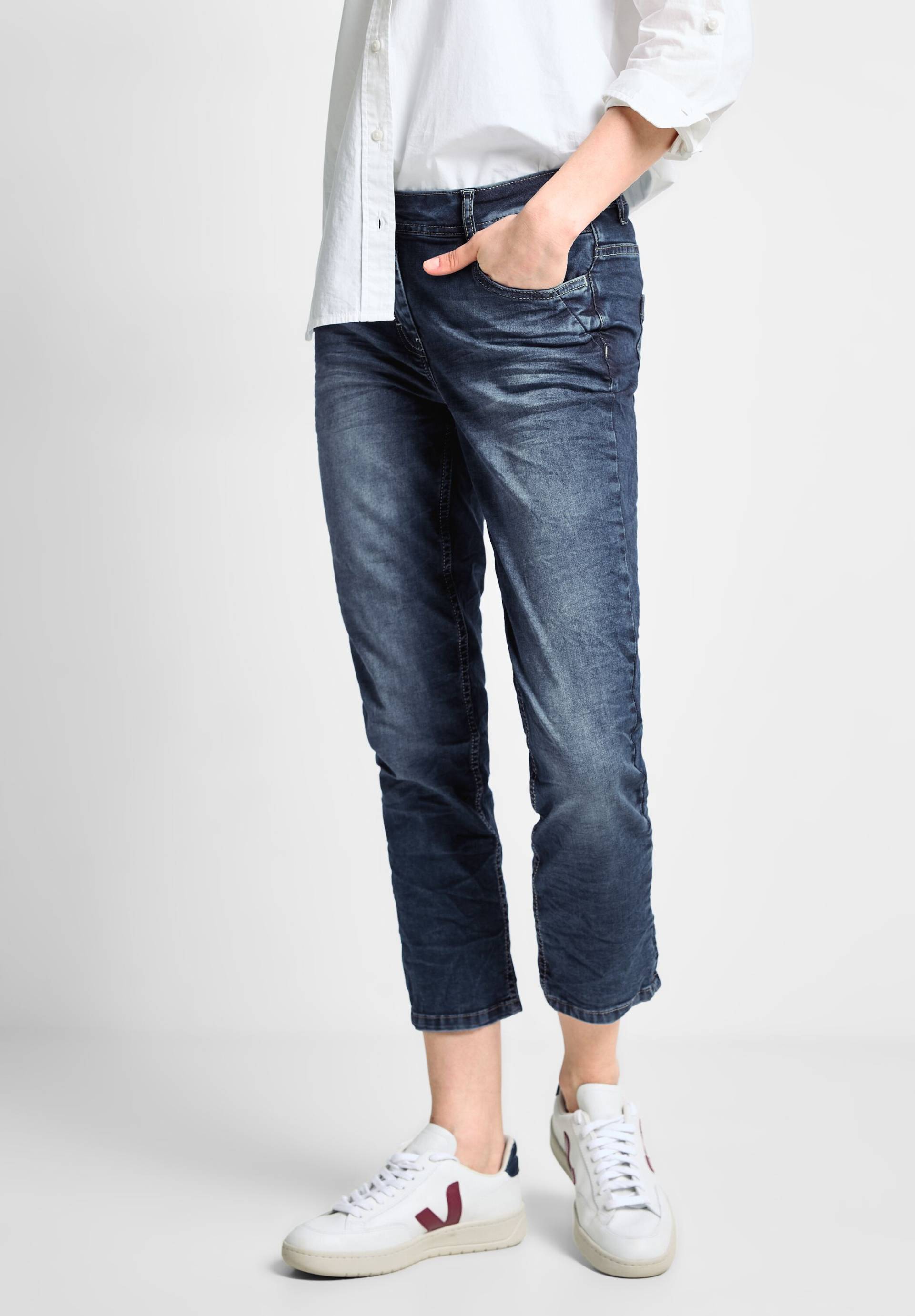 Cecil 5-Pocket-Jeans »Scarlett«, mit schmalem Bein und mittelblauer Waschung von Cecil