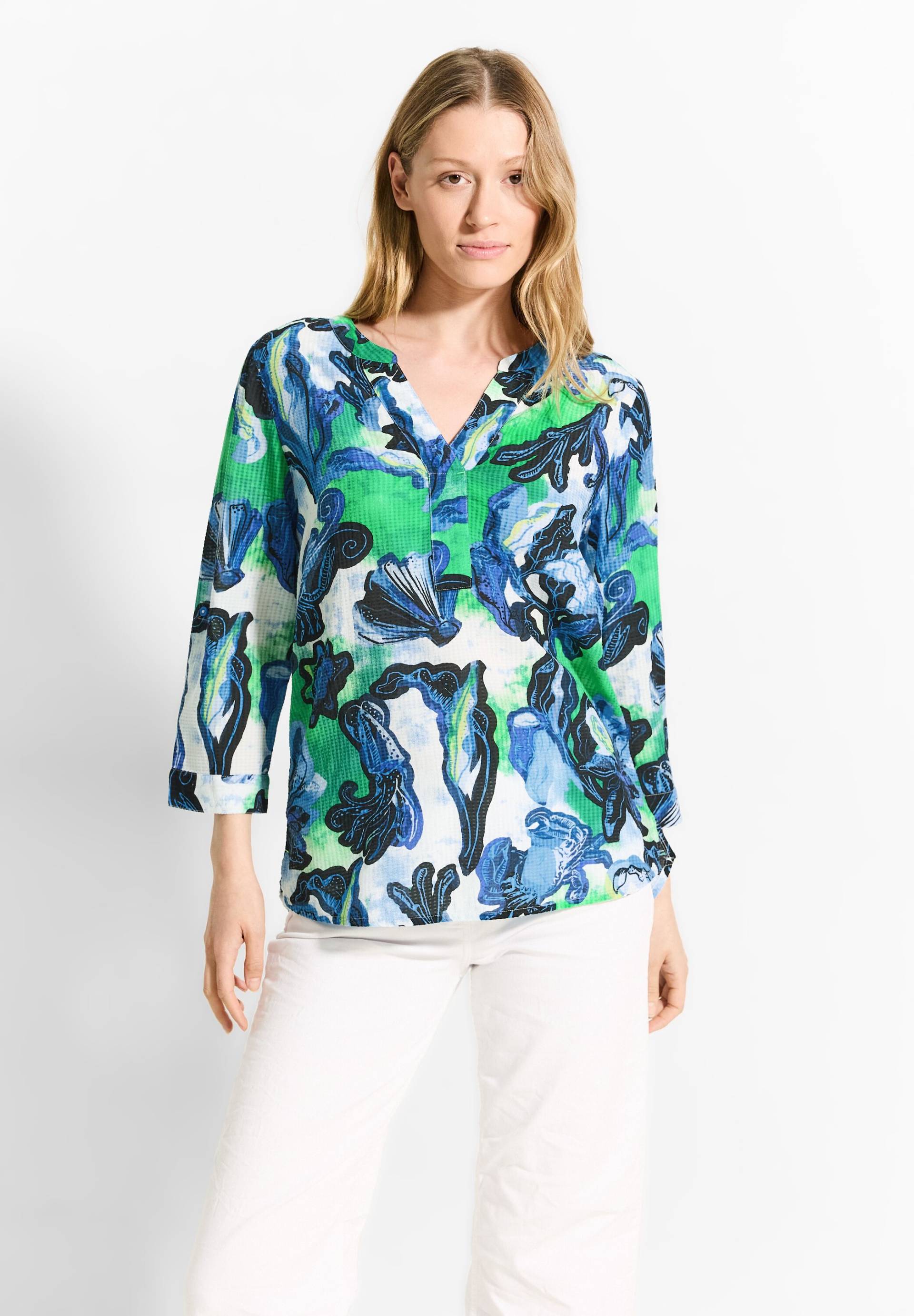 Cecil Blusentop, mit All-Over Print von Cecil