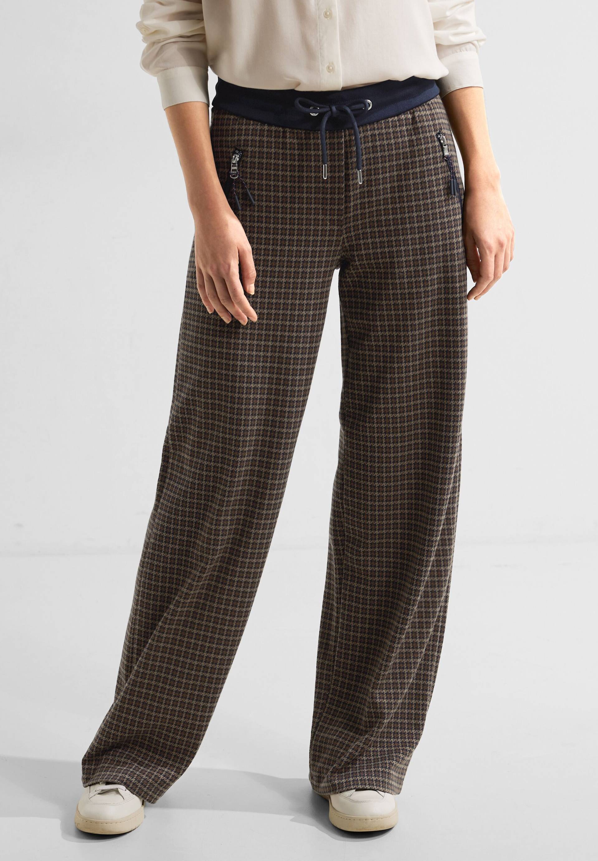 Cecil Culotte »Hahnentritt Loose Fit Hose«, Hahnentritt-Muster von Cecil