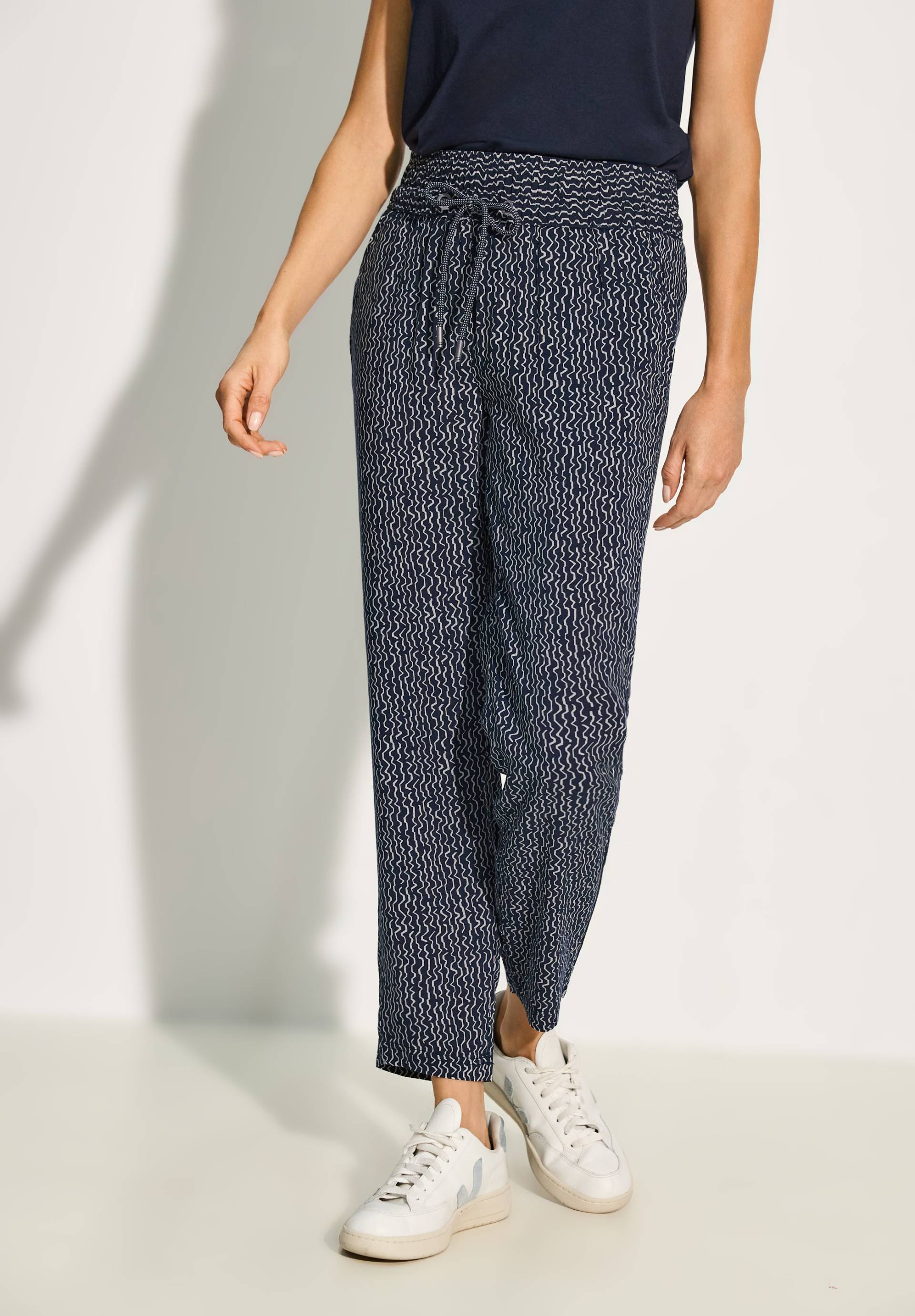 Cecil Jogger Pants »CHELSEA«, mit All-Over Print von Cecil