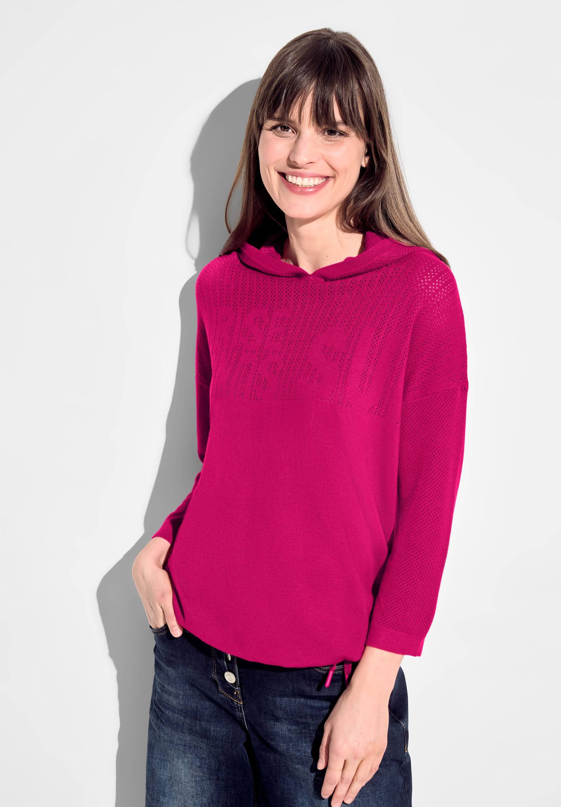 Cecil Kapuzenpullover, mit Mesh-Elementen von Cecil