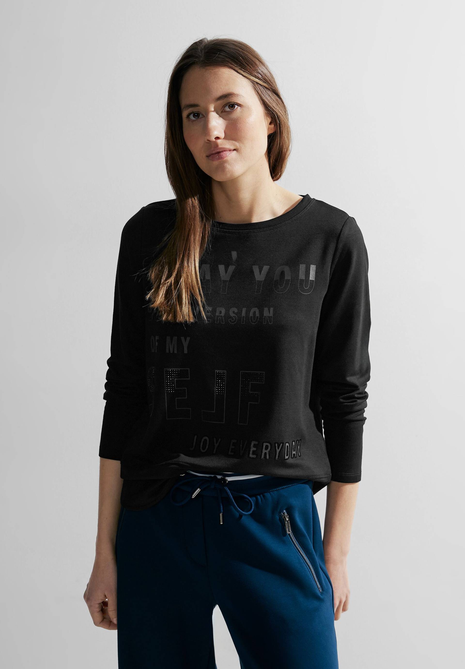 Cecil Langarmshirt, mit Wording von Cecil