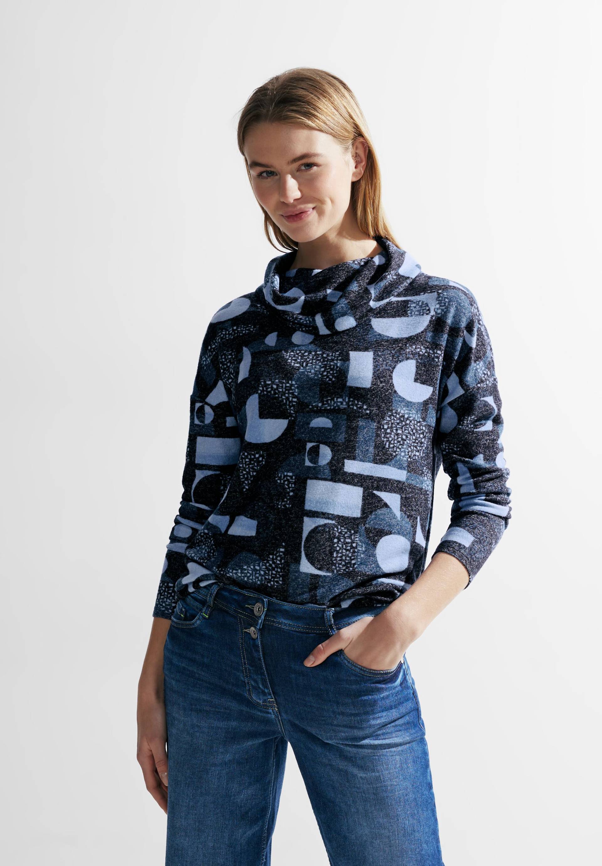 Cecil Langarmshirt, mit geometrischem Muster von Cecil