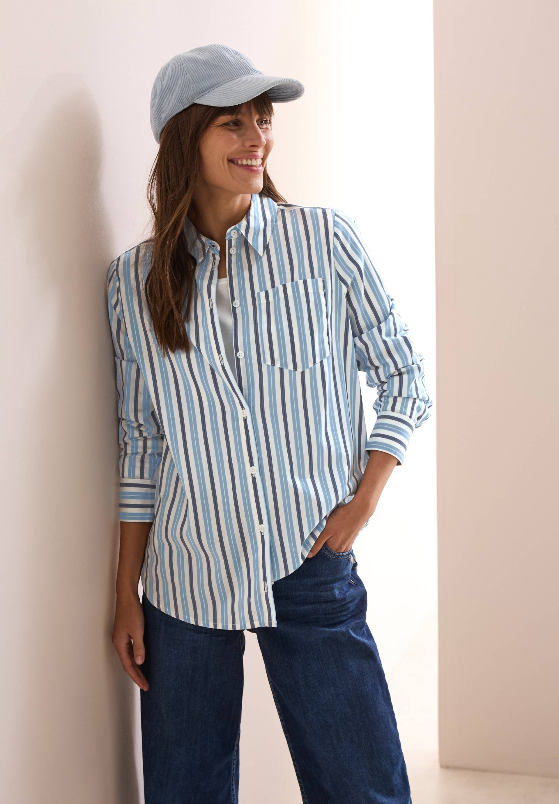 Cecil Longbluse, mit Streifenmuster von Cecil