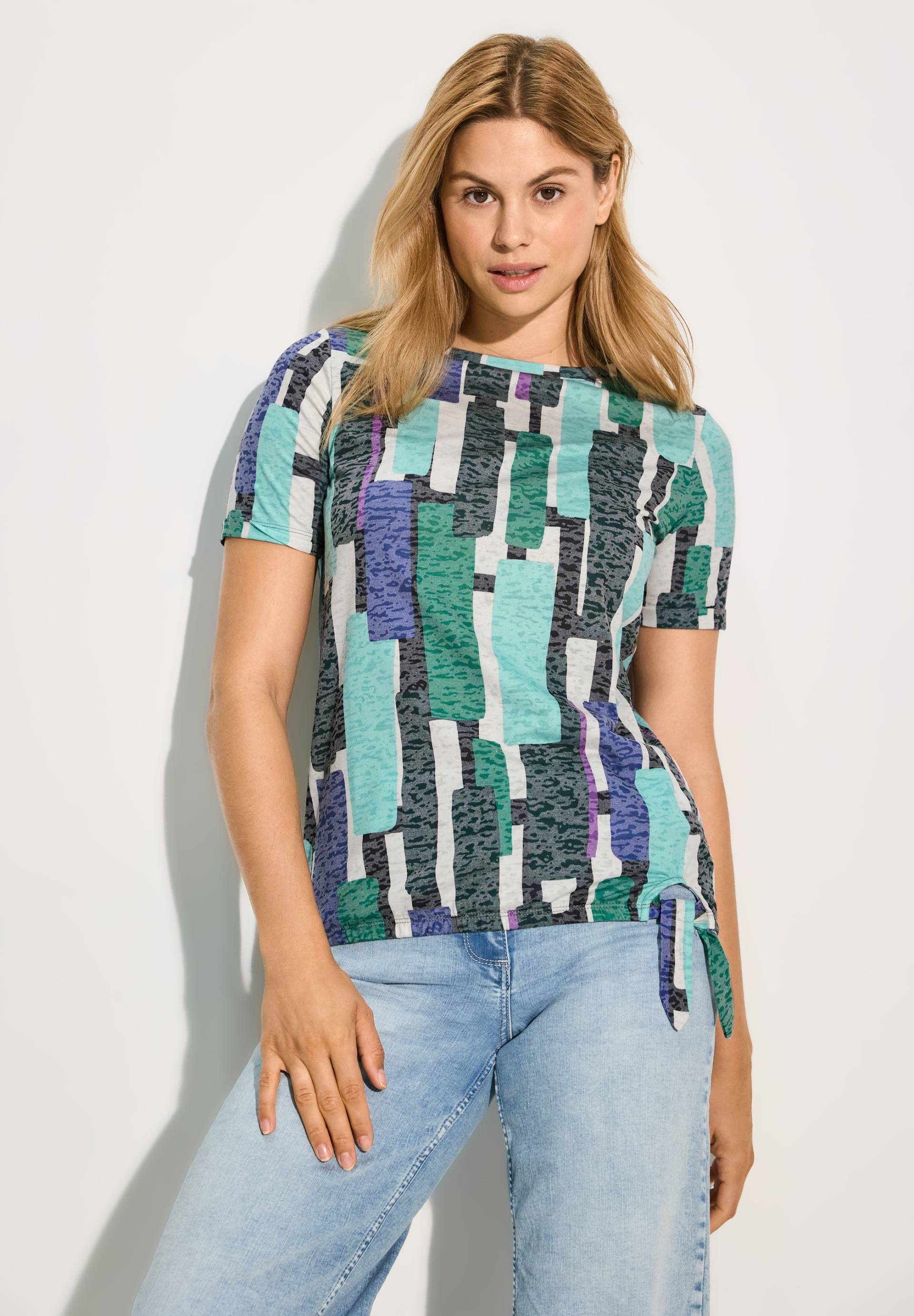 Cecil Print-Shirt, mit All-Over Print von Cecil