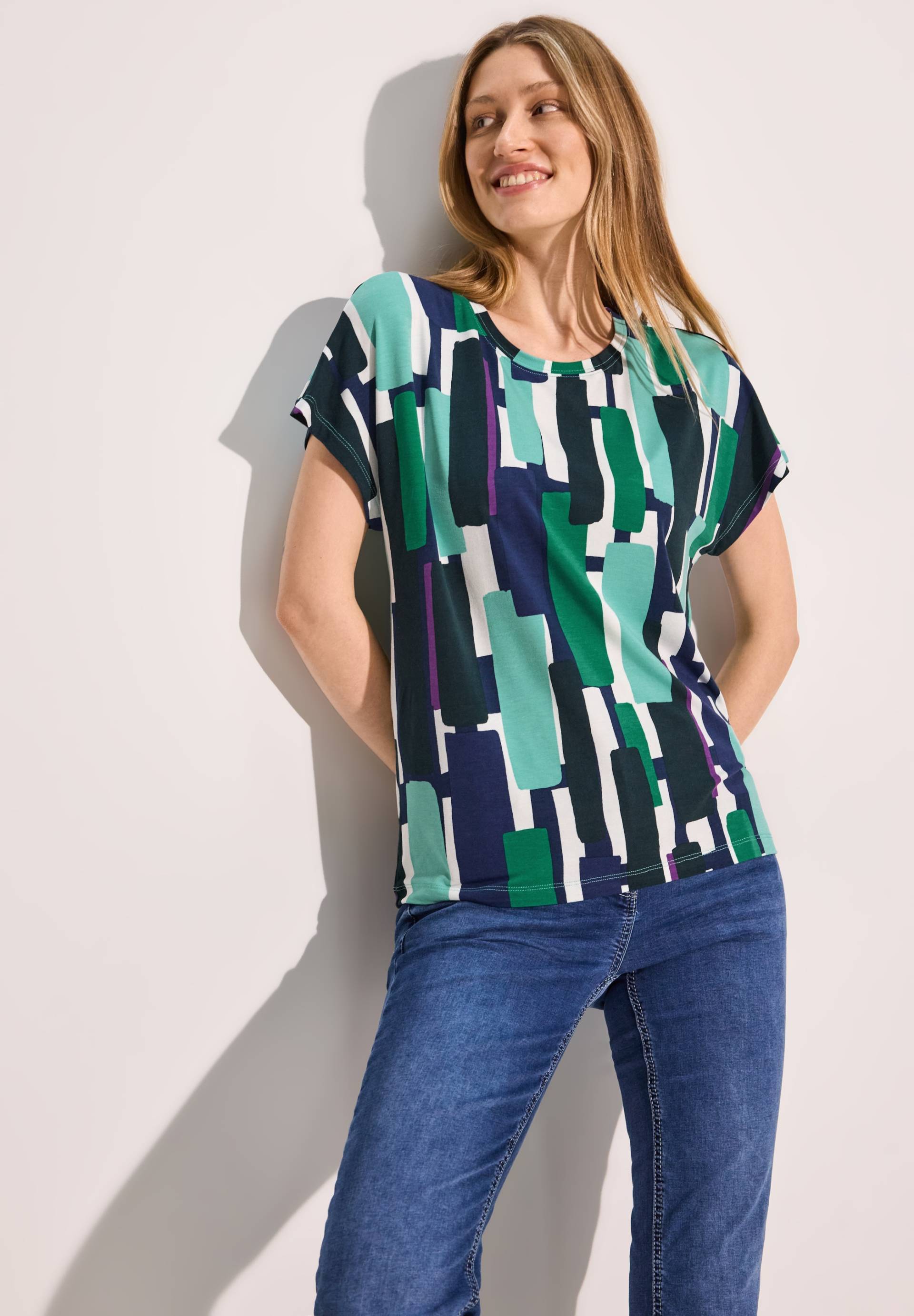 Cecil Print-Shirt, mit All-Over Print von Cecil