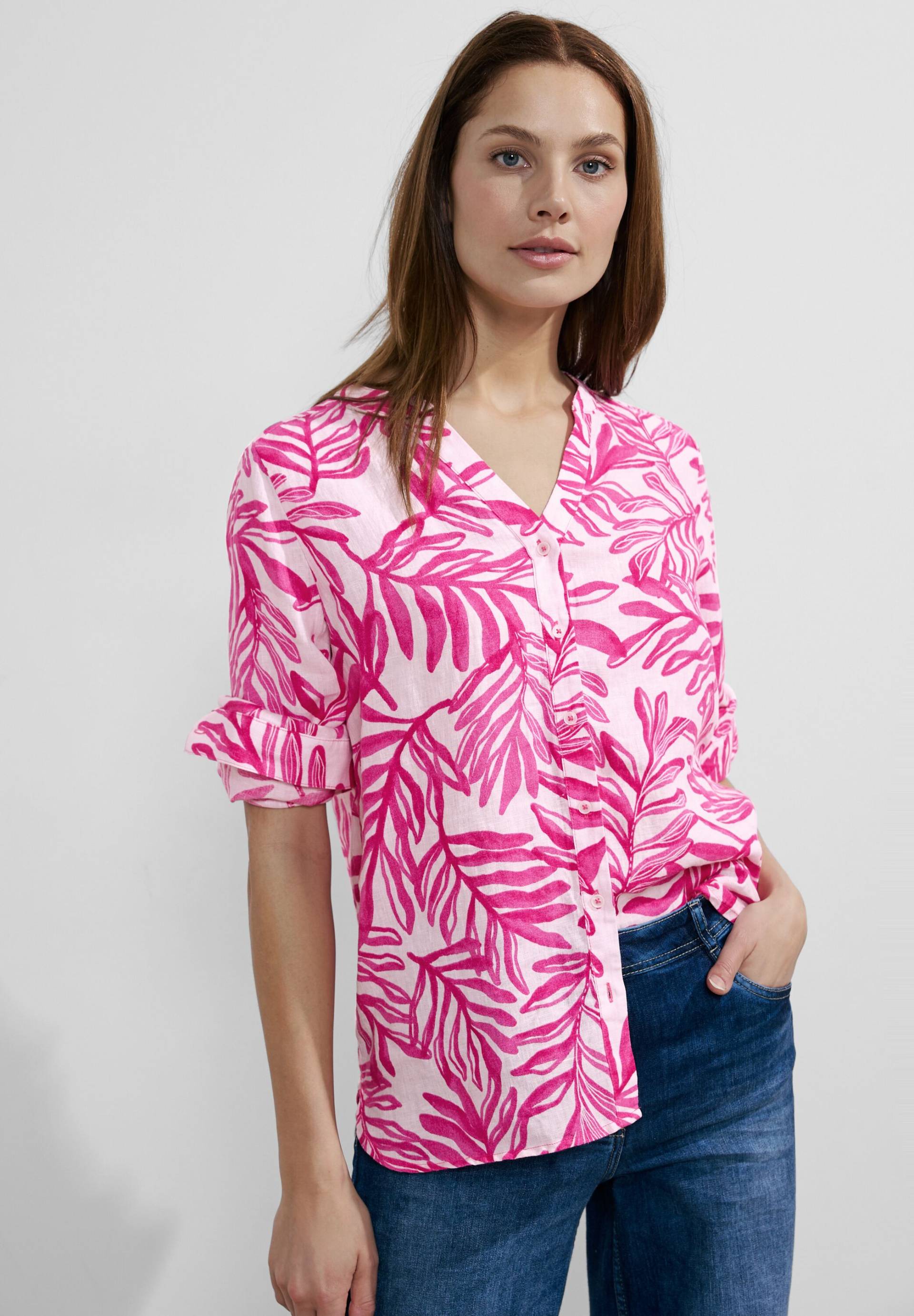 Cecil Shirtbluse, mit Blätterprint von Cecil