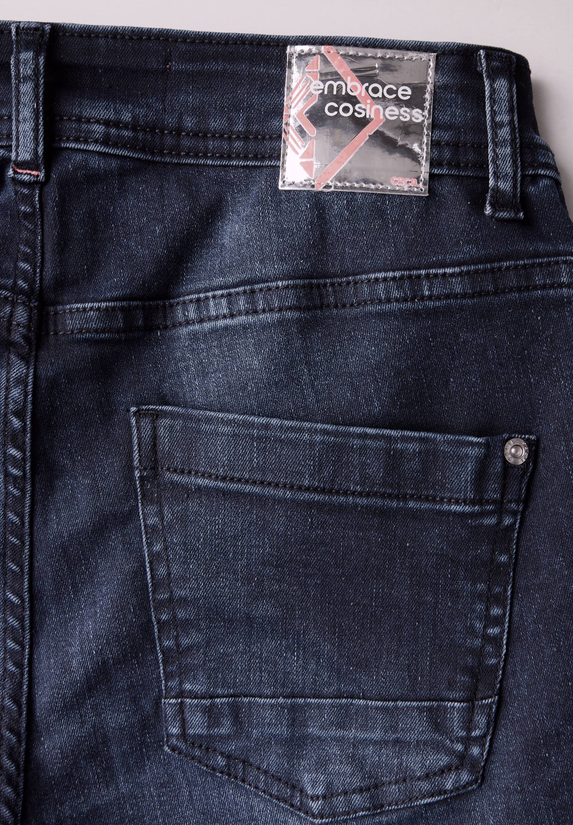 Cecil Slim-fit-Jeans »TORONTO«, mit Reissverschlussdetail Cecil Slim-fit-Jeans »TORONTO«, mit Reissverschlussdetail von Cecil