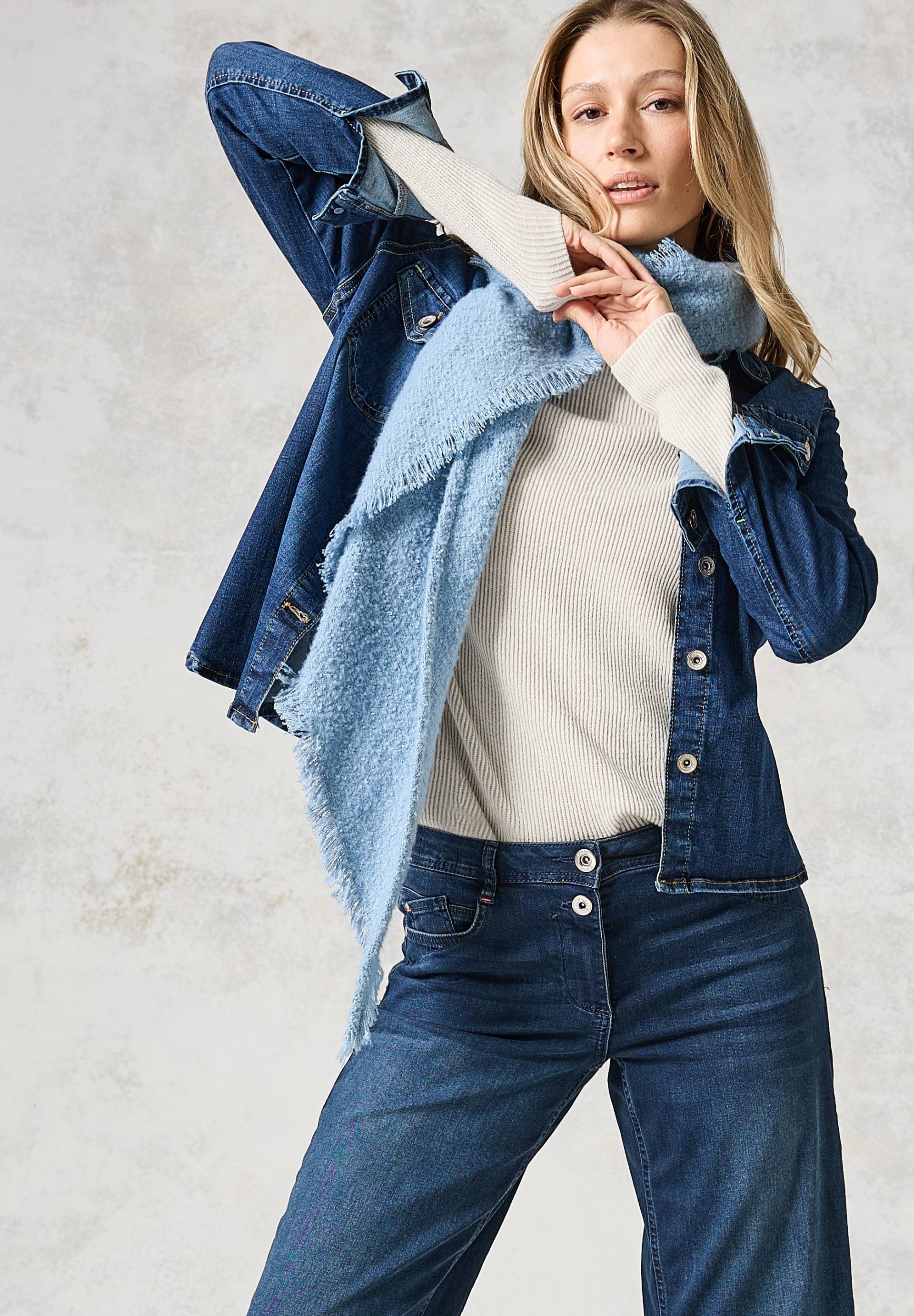Cecil Strickpullover, im Two Tone Look und mit Stehkragen Cecil Strickpullover, im Two Tone Look und mit Stehkragen von Cecil