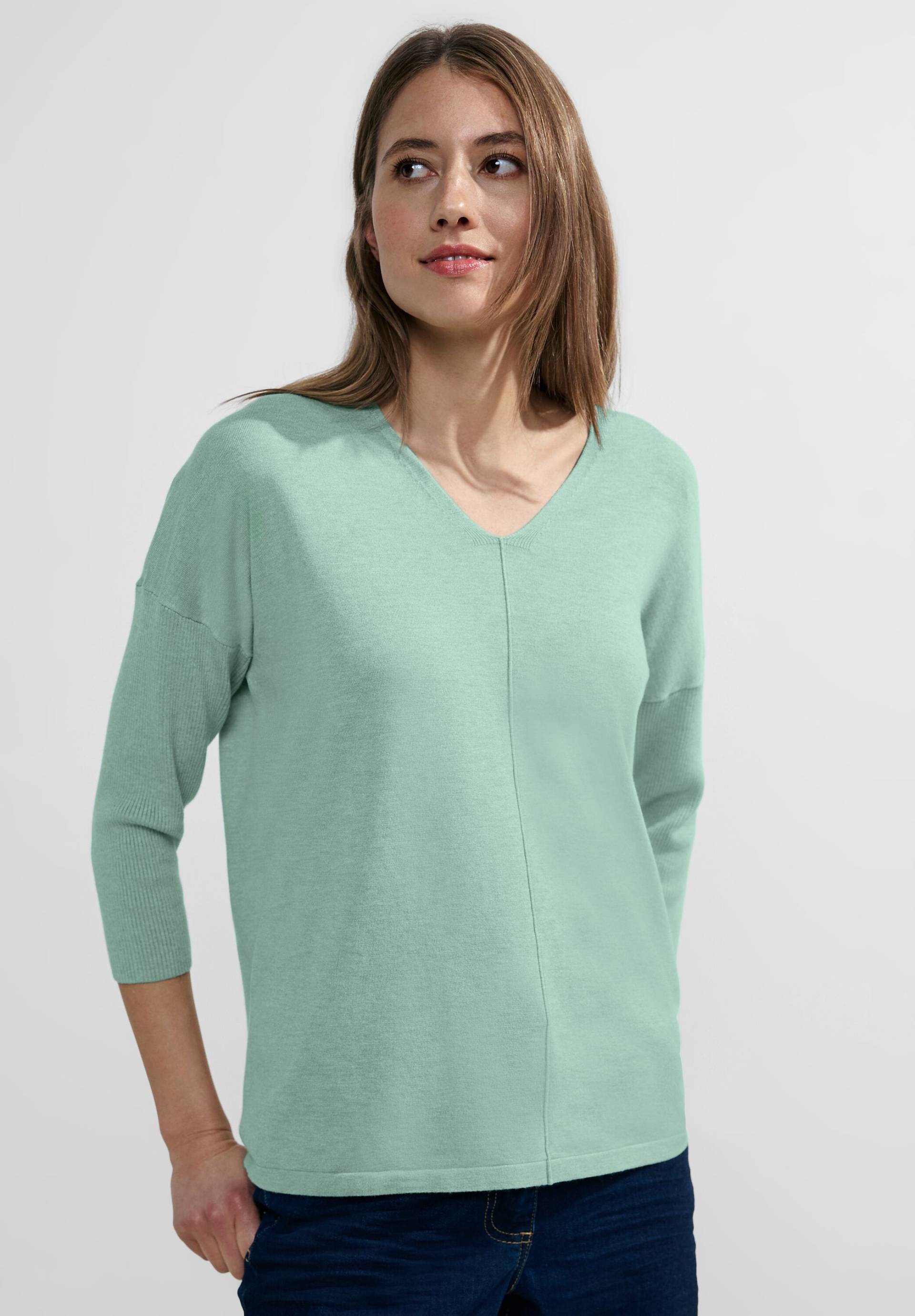 Cecil Strickpullover, in Melange-Optik von Cecil