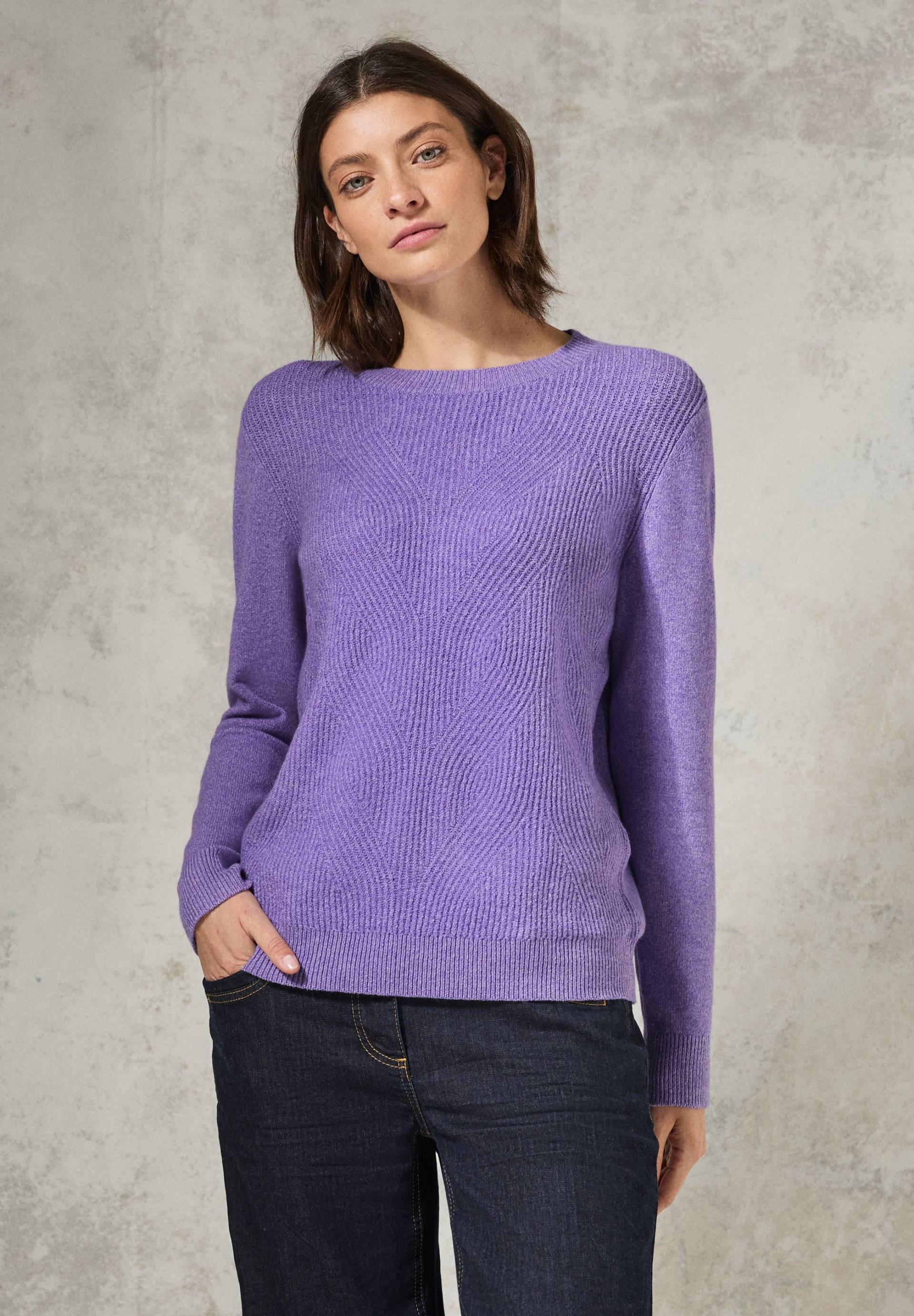 Cecil Strickpullover, mit Strukturmuster von Cecil