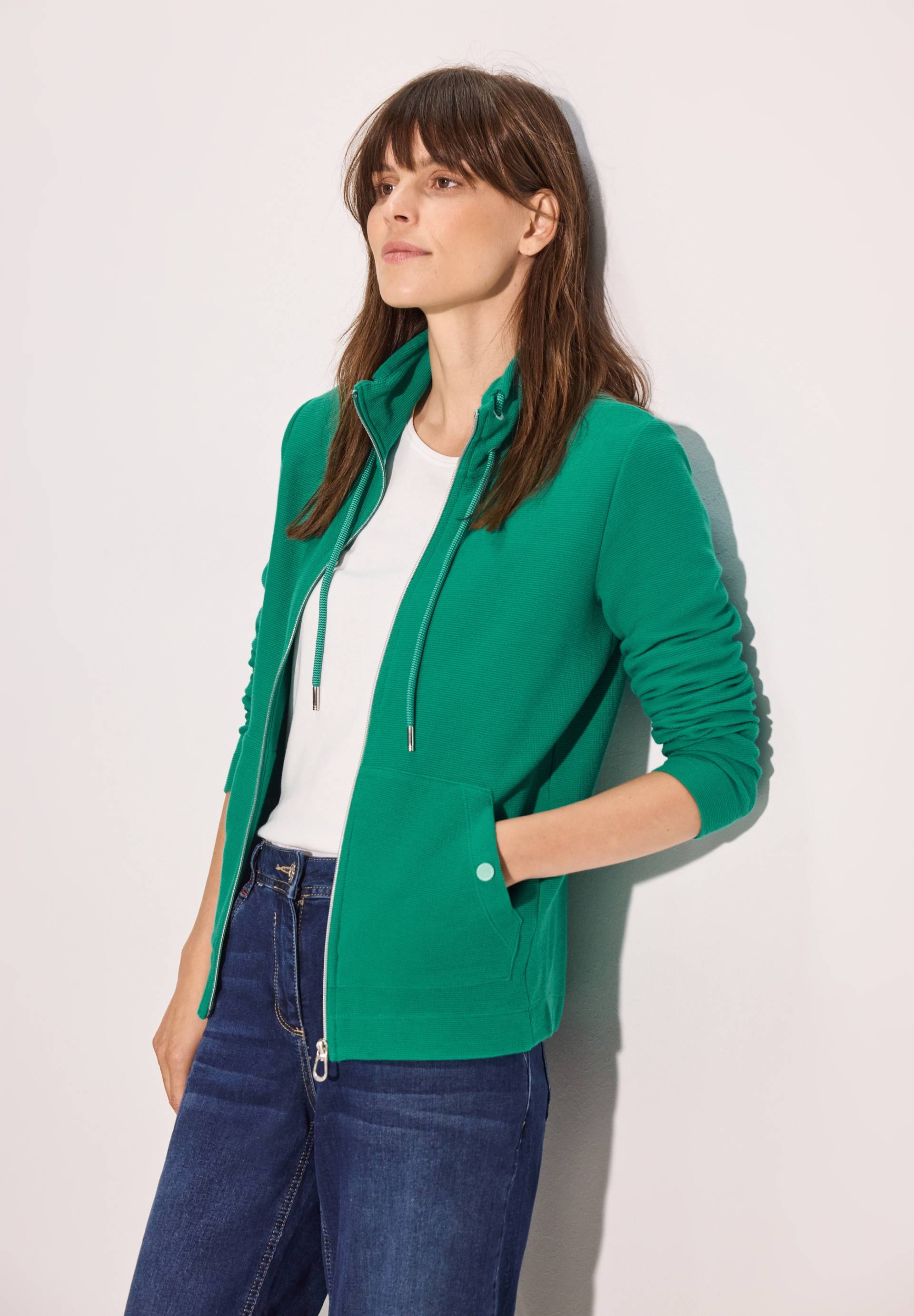 Cecil Sweatjacke, in Unifarbe von Cecil