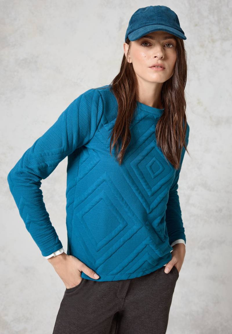 Cecil Sweatshirt, mit 3D Strukturmuster von Cecil