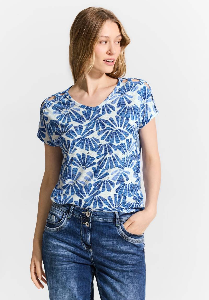 Cecil T-Shirt, mit All-Over Print von Cecil